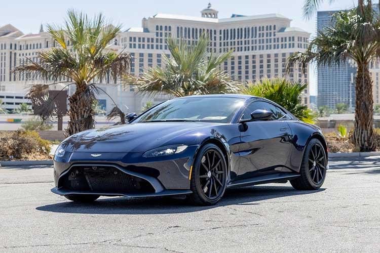Aston Martin Vantage exotic car rental Las Vegas
