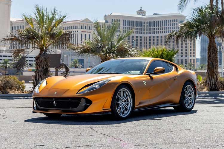 Ferrari 812 Superfast exotic car rental Las Vegas