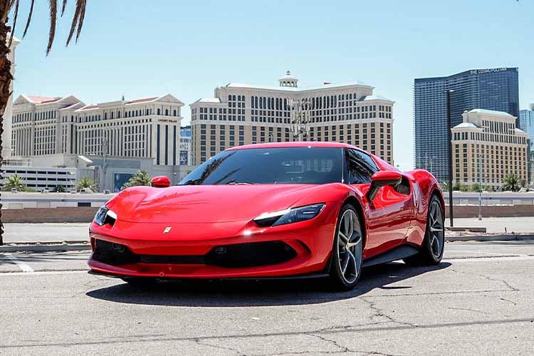 Ferrari GTB exotic car rental Las Vegas