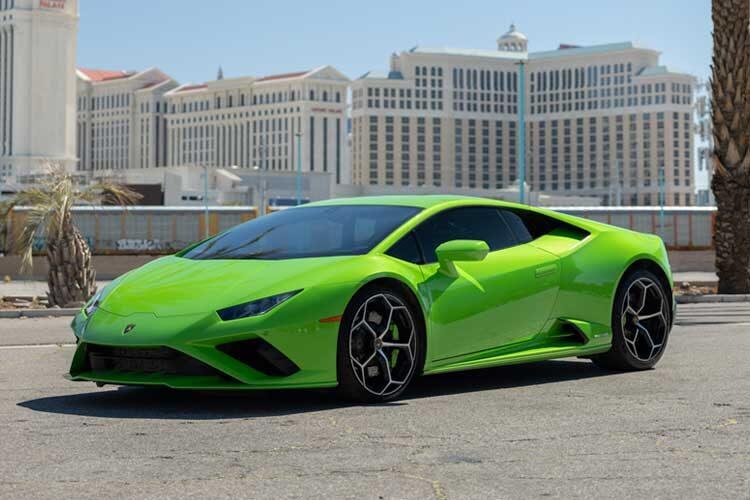 Lamborghini Huracán EVO exotic car rental Las Vegas