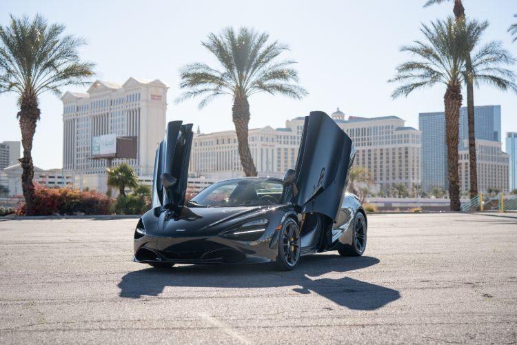 McLaren 720S Spider exotic car rental Las Vegas